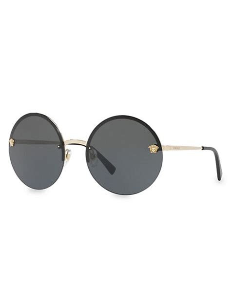 59mm round sunglasses versace.